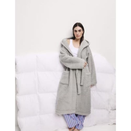 Womens Teddy Borg Dressing Gown - - M&S Collection - Modalova