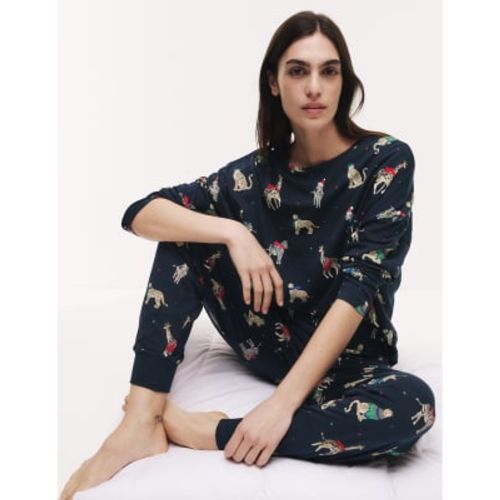 Womens Women's Animal Party Family Christmas Pyjama Set - - M&S Collection - Modalova