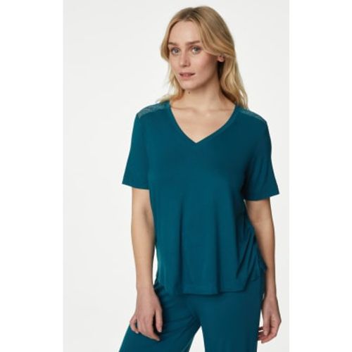 Womens Body Soft™ Lace Detail Pyjama Top - - Body by M&S - Modalova