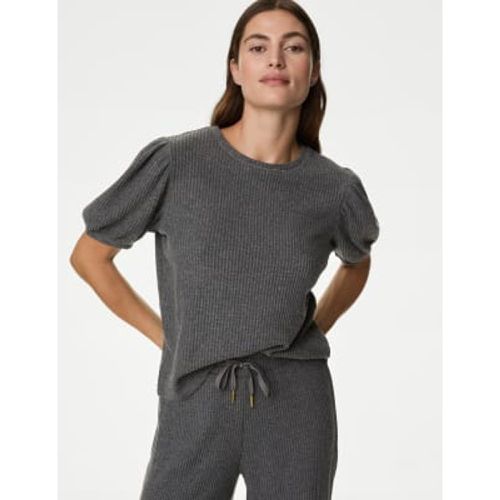 Womens Cosy Waffle Pyjama Top - - M&S Collection - Modalova