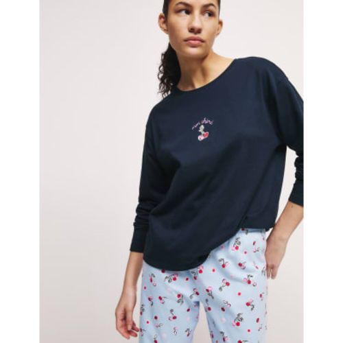 Womens Cotton Rich Printed Pyjama Set - - M&S Collection - Modalova