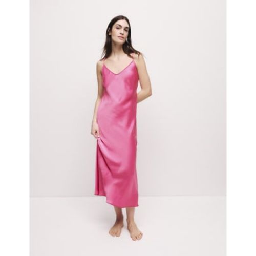 Womens Satin Chemise - - M&S Collection - Modalova