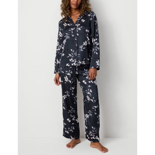 Womens Satin Printed Pyjama Set - - Rosie - Modalova