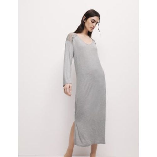 Womens Body Soft™ Lace Trim Nightdress - - Body by M&S - Modalova