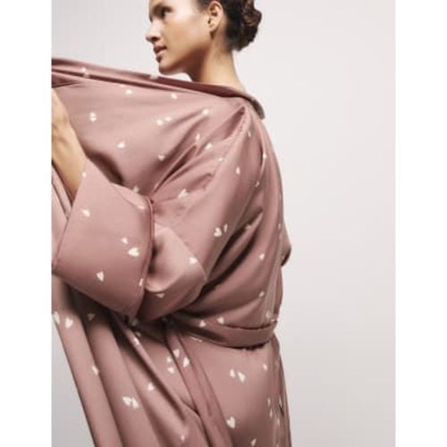 Womens Dream Satin™ Heart Print Wrap - - M&S Collection - Modalova