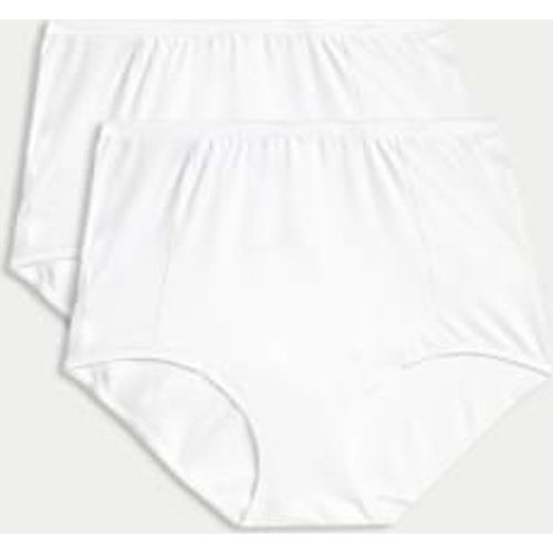 Womens 2pk Firm Control Full Briefs - /, / - M&S Collection - Modalova