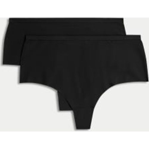 Womens 2pk Light Control No-VPL Thong - - M&S Collection - Modalova