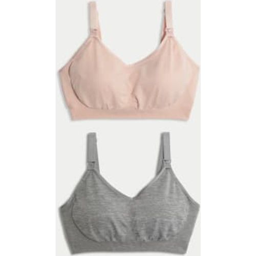 Womens 2pk Seamless Full Cup Nursing Bras - - M&S Collection - Modalova