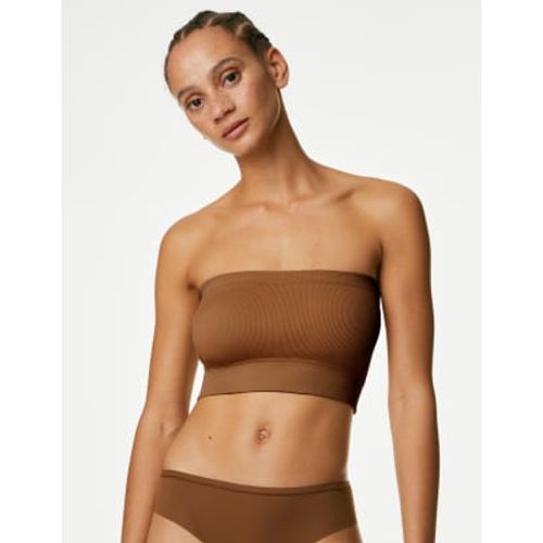 Womens Seamless Non Wired Bandeau Bra - - M&S Collection - Modalova