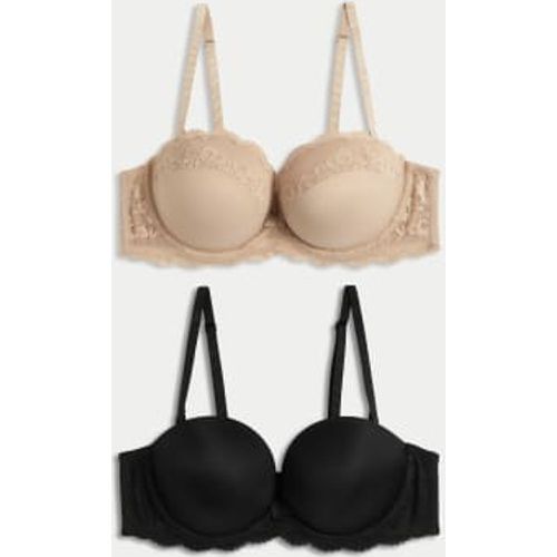 Womens 2pk Wired Multiway Push Up Bras A-E - - M&S Collection - Modalova