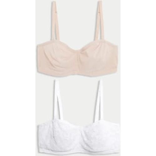 Womens 2pk Wired Strapless Bra A-E - - M&S Collection - Modalova