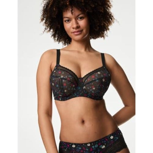 Womens Mesh Wired Extra Support Bra F-J - - M&S Collection - Modalova