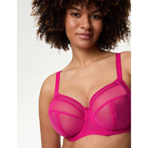 Womens Mesh Wired Extra Support Bra (F-J) - - M&S Collection - Modalova