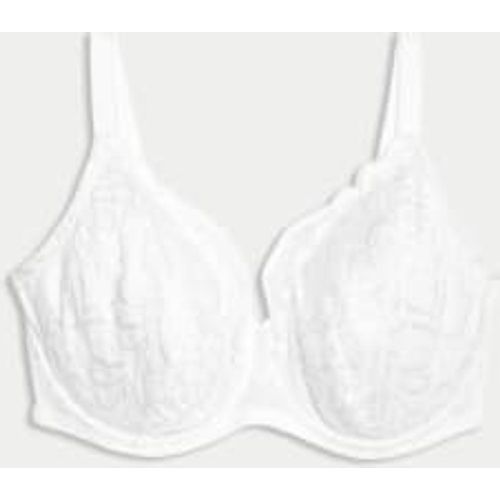 Womens Amelia Lace Natural Lift Wired Full Cup Bra (F+) - - M&S Collection - Modalova