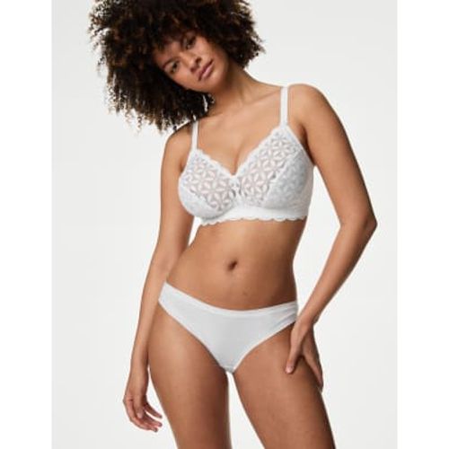 Womens Lace Non-Padded Bralette F-H - - M&S Collection - Modalova