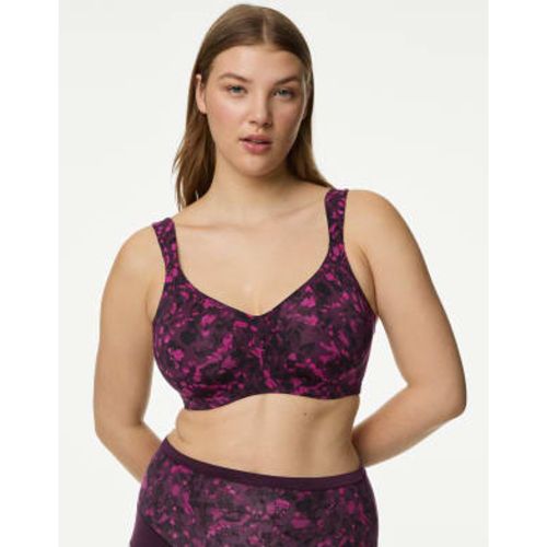 Womens Flexifit™ Printed Wired Minimiser Bra (C-H) - - Body by M&S - Modalova