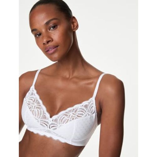 Womens Amelia Lace Non Wired Full Cup Bra (A-E) - - M&S Collection - Modalova