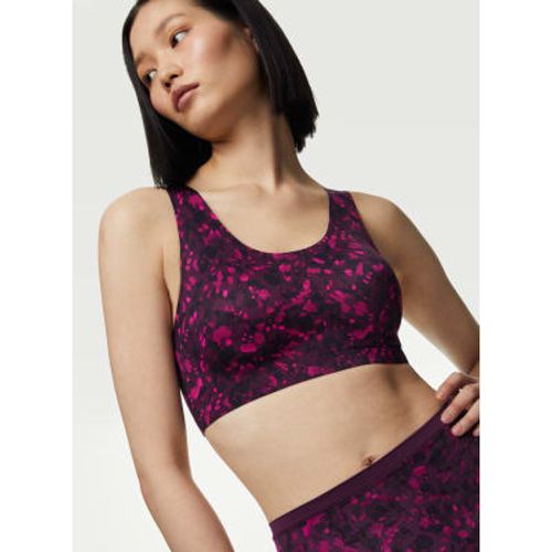 Womens Flexifit™ Non-Wired Printed Crop Top - - Body by M&S - Modalova