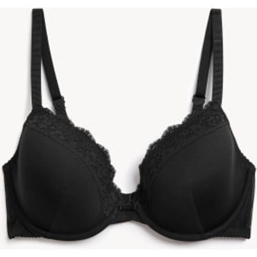 Womens Lace Padded Plunge Wired Bra A-E - - M&S Collection - Modalova