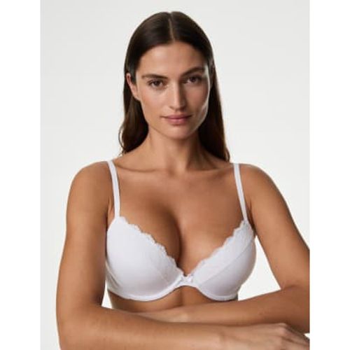 Womens Lace Padded Plunge Wired Bra A-E - - M&S Collection - Modalova