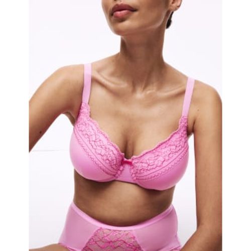 Womens Lace Trim Padded Full Cup Wired Bra A-E - - M&S Collection - Modalova