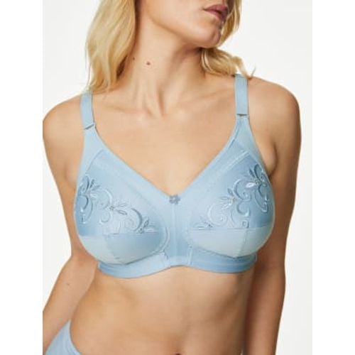 Womens Total Support Embroidered Full Cup Bra B-G - - M&S Collection - Modalova