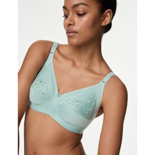 Womens Total Support Embroidered Full Cup Bra B-G - - M&S Collection - Modalova