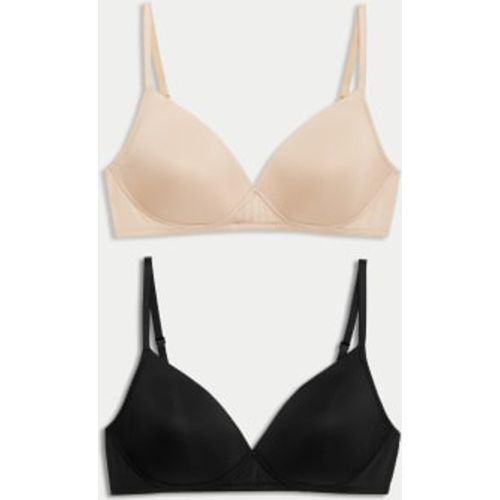 Womens 2pk Non Wired First Bra - - M&S Collection - Modalova