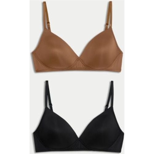 Womens 2pk Non Wired First Bra - - M&S Collection - Modalova