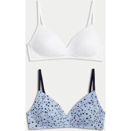 Womens 2pk Padded First Bras (AA-D) - - M&S Collection - Modalova