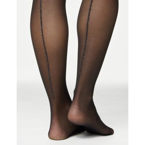 Womens Back Seam Reversible Sheer Tights - - M&S Collection - Modalova