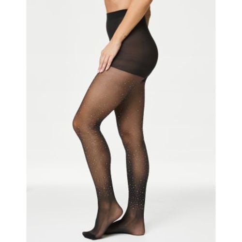 Womens Embellished Sheer Tights - - M&S Collection - Modalova