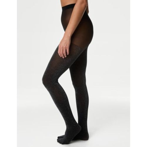 Womens Sparkle Opaque Tights - - M&S Collection - Modalova