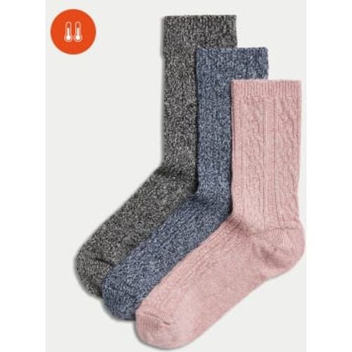 Womens 3pk Sumptuously Soft™ Thermal Socks - - M&S Collection - Modalova