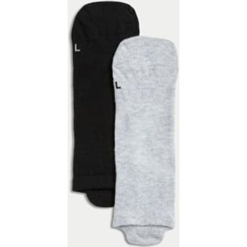 Womens 2pk Cotton Blend Yoga Socks - - Goodmove - Modalova