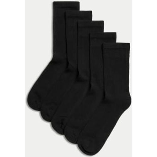 Womens 5pk Cotton Rich Ultimate Comfort Ankle High Socks - - M&S Collection - Modalova