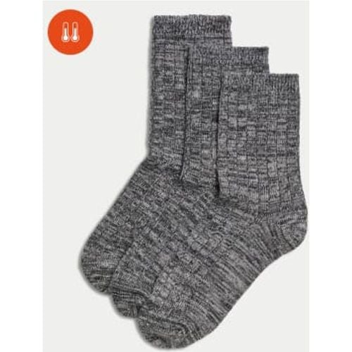 Womens 3pk Thermal Sumptuously Soft™ Ankle High Socks - - M&S Collection - Modalova