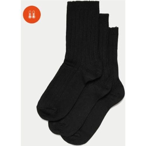 Womens 3pk Thermal Sumptuously Soft™ Ankle High Socks - - M&S Collection - Modalova