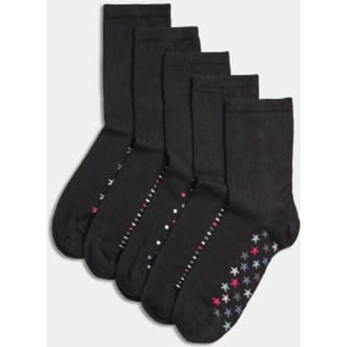 Womens 5pk Sumptuously Soft™ Ankle Socks - - M&S Collection - Modalova