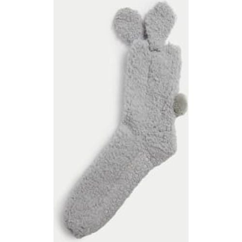 Womens Cosy Borg Rabbit Slipper Socks - - M&S Collection - Modalova