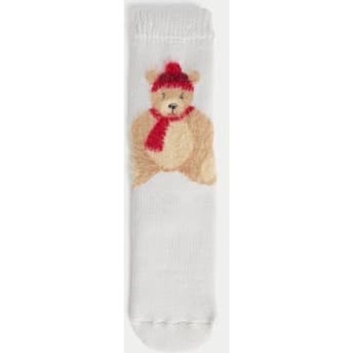 Womens Spencer Bear Slipper Socks - - M&S Collection - Modalova