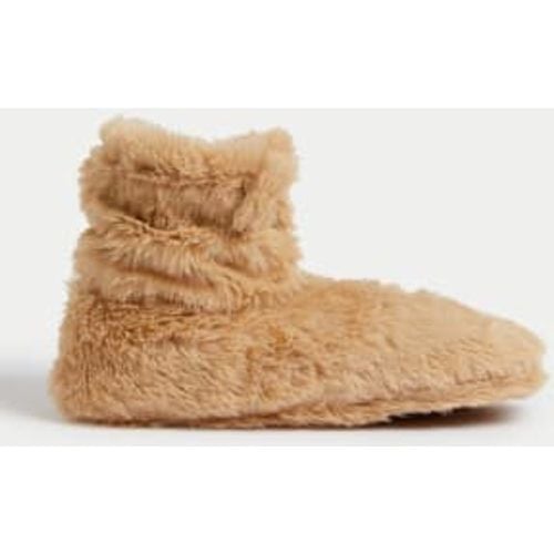 Womens Faux Fur Spencer Bear™ Slipper Boots - - M&S Collection - Modalova