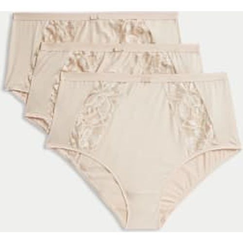 Womens 3pk Wildblooms Full Briefs - - M&S Collection - Modalova