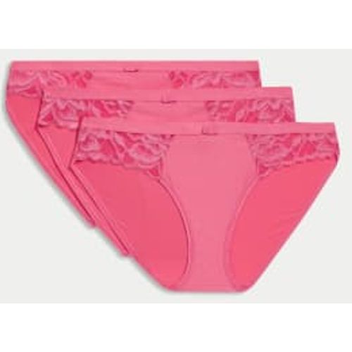 Womens 3pk Wildblooms Bikini Knickers - - M&S Collection - Modalova