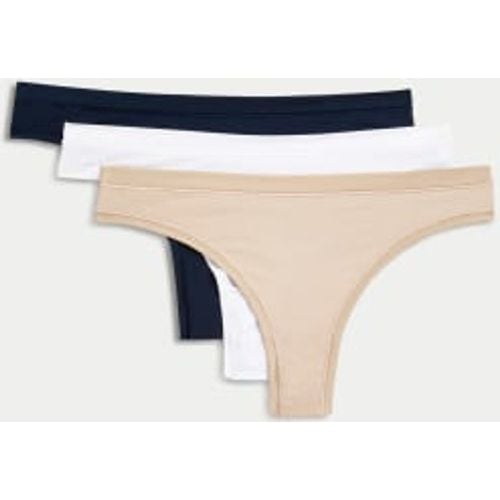 Womens 3pk Flexifit™ Modal Thongs - - Body by M&S - Modalova