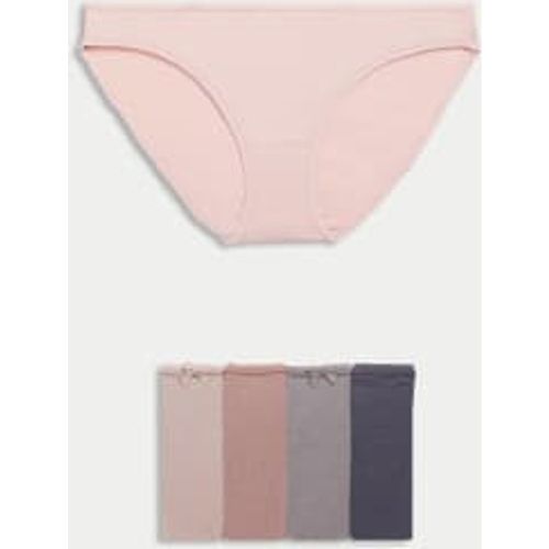 Womens 5pk Cotton Lycra® Bikini Knickers - - M&S Collection - Modalova