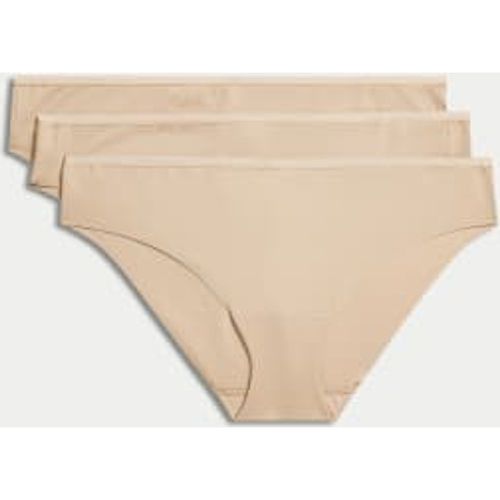 Womens 3pk No VPL Flexifit™ Brazilian Knickers - - Body by M&S - Modalova