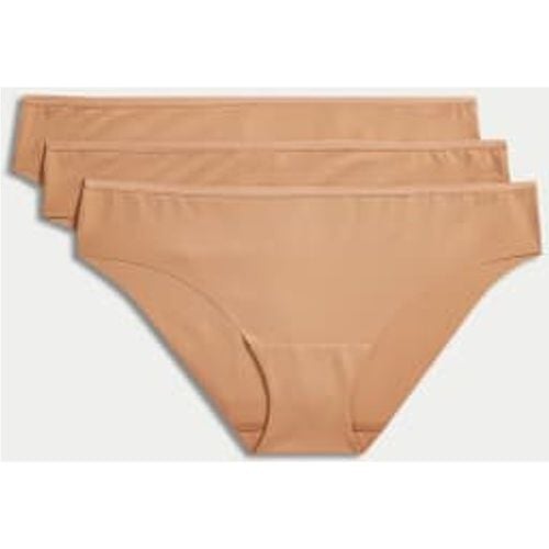 Womens 3pk No VPL Flexifit™ Brazilian Knickers - - Body by M&S - Modalova