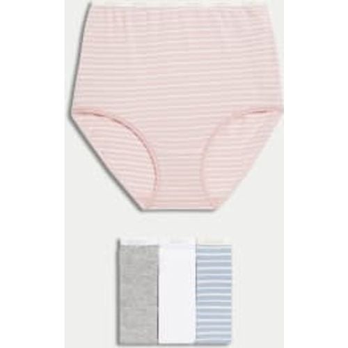 Womens 4pk Cotton Rich Full Briefs - - Body by M&S - Modalova