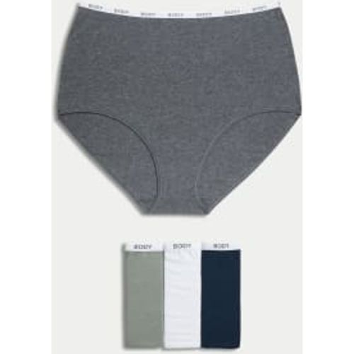 Womens 4pk Cotton Rich Full Briefs - - Body by M&S - Modalova